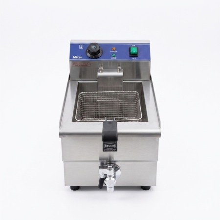 Freidora electrica grande 10L (con grifo)