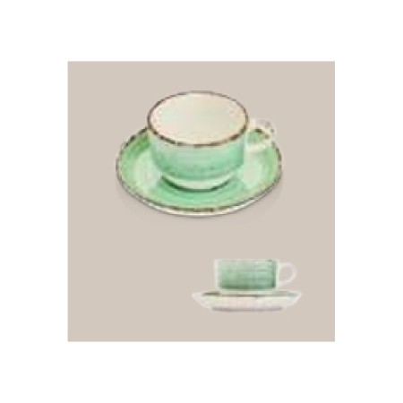 EO / Taza 170 cc + platillo (Verde)
