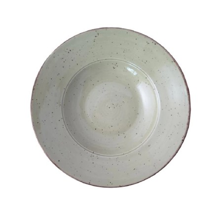 Rustic verde plato  pasta 26cm