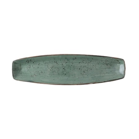 Stone verde oscuro curve fuente 36x9,5cm