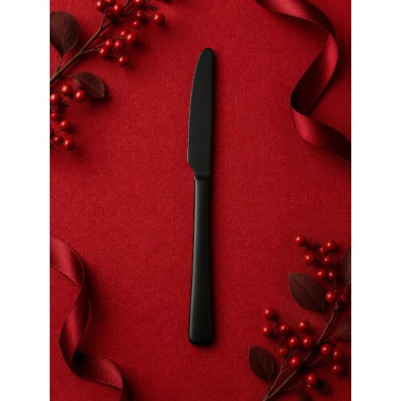 Cuchillo mesa Verdi 18/0 pvd negro mate