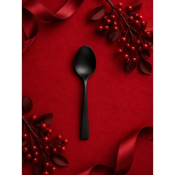 Cuchara moka Verdi 18/0 pvd negro mate