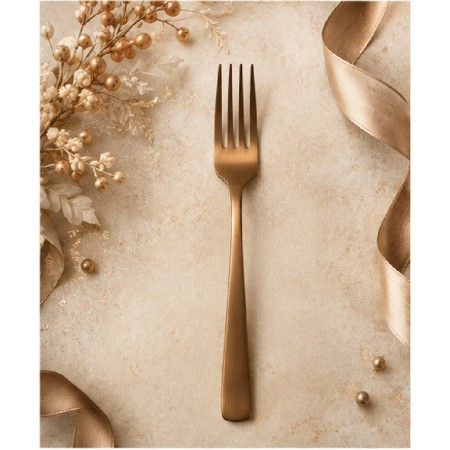 Tenedor pescado Verdi 18/0 pvd bronce mate