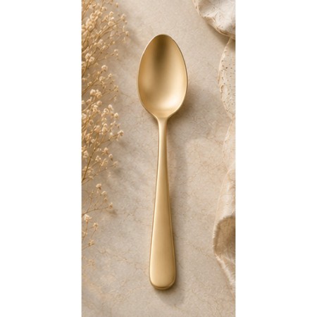 Cuchara mesa Verdi 18/0 pvd champan mate