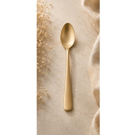 Cuchara moka Verdi 18/0 pvd champan mate